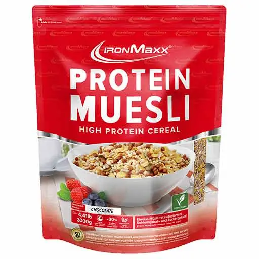 IronMaxx Protein Muesli (Chocolate 2000 gr) - EXP 30/11/2026