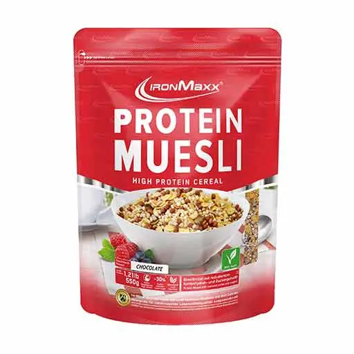 IronMaxx Protein Muesli (Chocolate - 550 gr) - EXP 31/12/2026