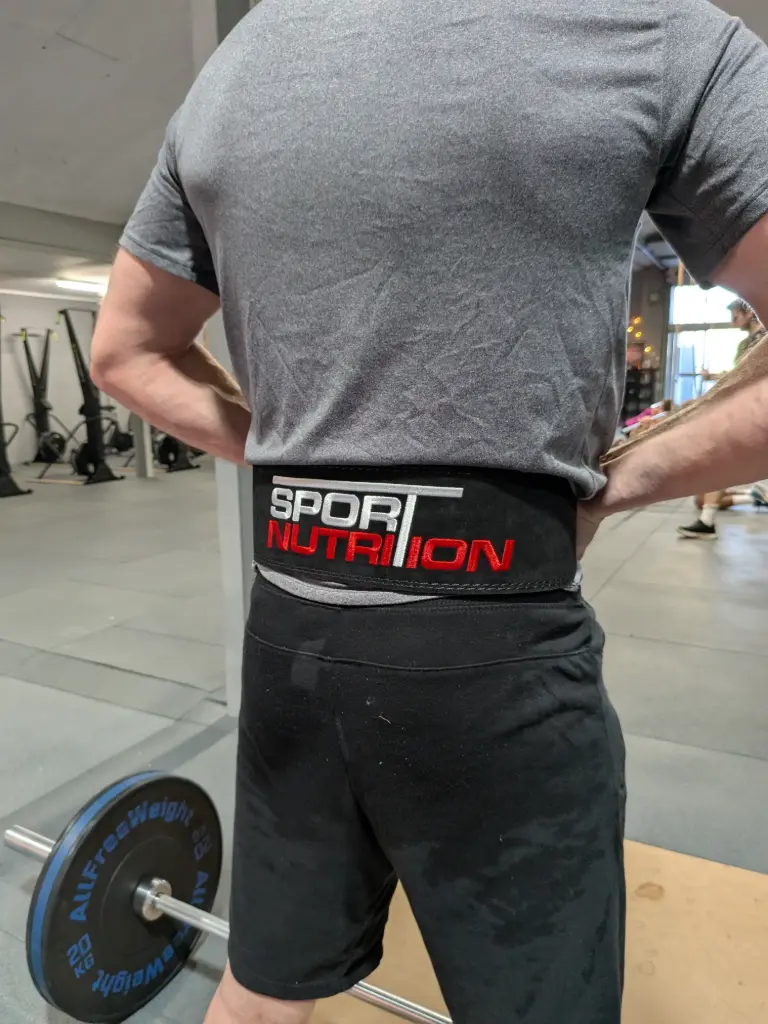 SN Leren Weightlifting Belt