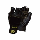 Scitec Weightlifting Gloves - Leather Yellow Style